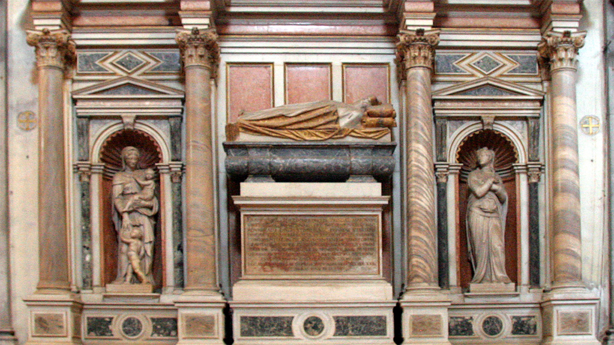 Tumba del dogo Francesco Venier en la Iglesia de San Salvador